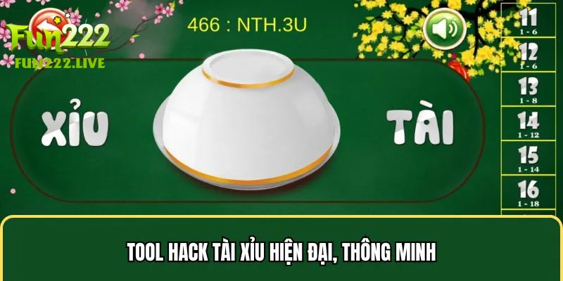 Tool hack tài xỉu hiện đại, thông minh